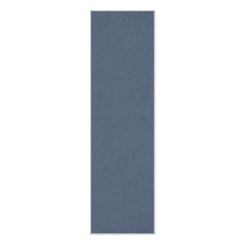 Vinyl over Cork Bulletin Board 24x84 (Open Face with Silver Trim) - Grey Vinyl