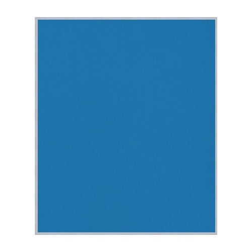 Vinyl over Cork Bulletin Board 30x36 (Open Face with Silver Trim) - Barcelona Blue Vinyl