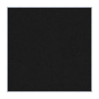 Vinyl over Cork Bulletin Board 36x36 (Open Face with Silver Trim) - Black Vinyl