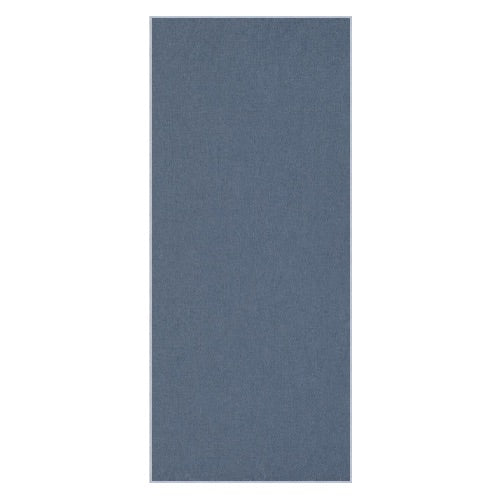 Vinyl over Cork Bulletin Board 36x84 (Open Face with Silver Trim) - Grey Vinyl