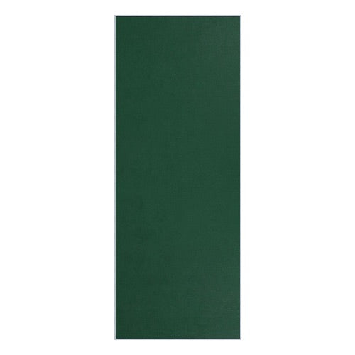 Vinyl over Cork Bulletin Board 36x96 (Open Face with Silver Trim) - Hunter Green Vinyl