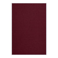 Vinyl over Cork Bulletin Board 48x72 (Open Face with Silver Trim) - Burgundy Vinyl