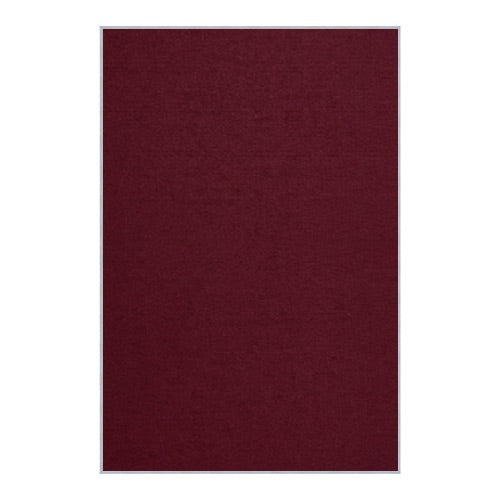 Vinyl over Cork Bulletin Board 48x72 (Open Face with Silver Trim) - Burgundy Vinyl
