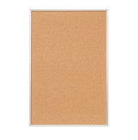 Access Cork Board™ 8"x10" Open Face Recessed Shadow Box Style Designer 43 Metal Framed Recessed Cork Bulletin Board