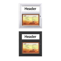 MENU CASE SHOWN: 8.5 x 14 SINGLE MENU | AVAILABLE IN SILVER, BLACK, DARK BRONZE & GOLD