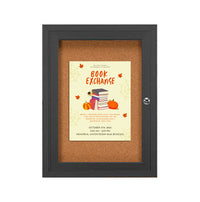 Indoor Enclosed Bulletin Boards 11 x 14 (Single Door)