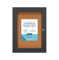 Indoor Enclosed Bulletin Boards 27 x 41 (Single Door)
