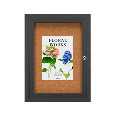 Indoor Enclosed Bulletin Boards 42 x 42 (Single Door)