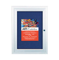 22 x 28 Indoor Enclosed Bulletin Boards with Light (Single Door)