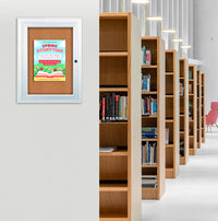 27 x 41 Indoor Enclosed Bulletin Boards with Light (Single Door)