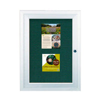 30 x 40 Indoor Enclosed Bulletin Boards with Light (Single Door)