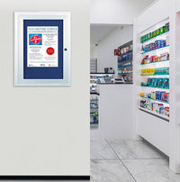30 x 40 Indoor Enclosed Bulletin Boards with Light (Single Door)