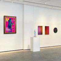 Indoor Poster Wood Display Cases with LED Lights | Single Locking Door in 3 Hardwood Finishes, 12+ Sizes