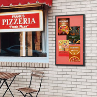 Weather Resistant Extra Large Outdoor Enclosed Poster Cases 