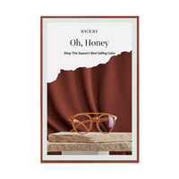 12x24 Poster Frame (Colorful Classic Poster Display SwingFrame)
