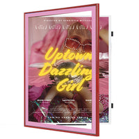 24x36 Poster Frame | Colorful Classic Poster Display SwingFrame | Metal Frame 75+ Colors & Custom