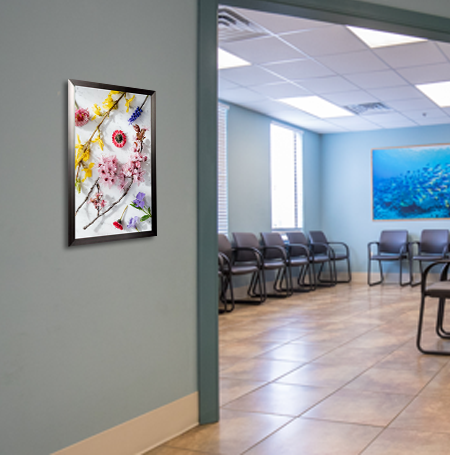 14x22 Poster Frame (SwingFrame Carbon Steel Poster Display)