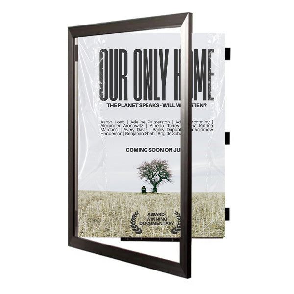 27x39 Poster Frame (SwingFrame Carbon Steel Poster Display)