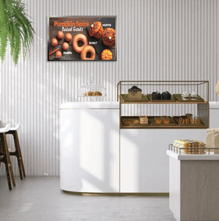 Carbon Steel Poster Display SwingFrames in 35+ Sizes | Quick Change Swing Open Frame