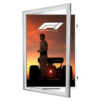 Quick Change, 23x35 Movie Poster Display SwingFrame | Swing Open, Metal Frame, 5 Finishes
