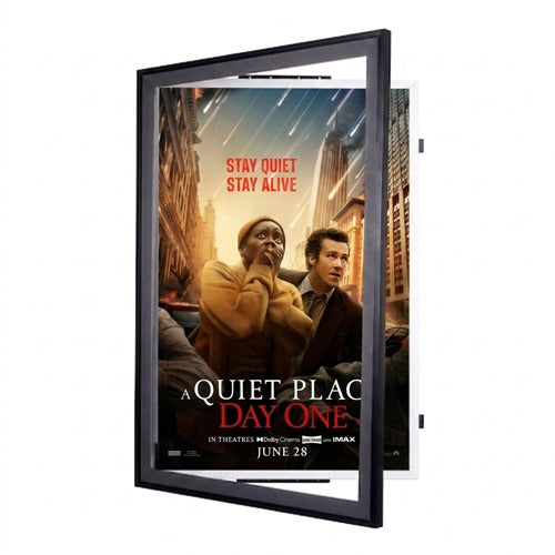 Quick Change, 23x35 Movie Poster Display SwingFrame | Swing Open, Metal Frame, 5 Finishes