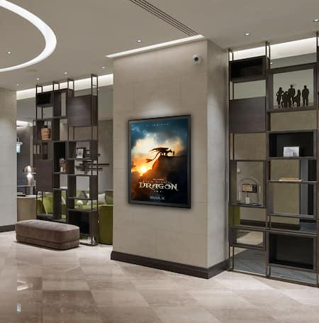 30x40 Metal Frame Movie Poster Display SwingFrames