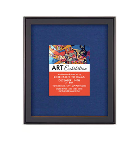 Designer Metal 16" x 20" Enclosed Bulletin Board SwingFrames