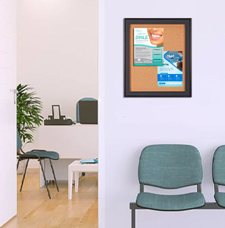 Designer Metal 24" x 32" Enclosed Bulletin Board SwingFrames