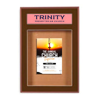 Designer Metal Bulletin Board SwingFrames with Header & Lights