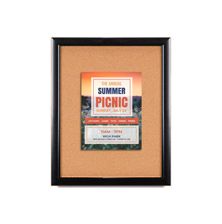 Super Wide-Face 18x24 Enclosed Bulletin Board SwingFrames