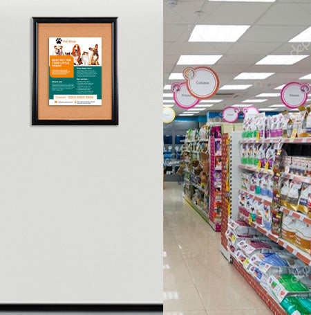 Super Wide-Face 24x36 Enclosed Bulletin Board SwingFrames