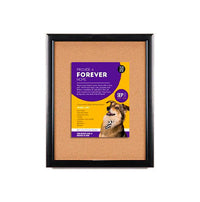 Super Wide-Face 8.5x14 Enclosed Bulletin Board SwingFrames | Metal Frame
