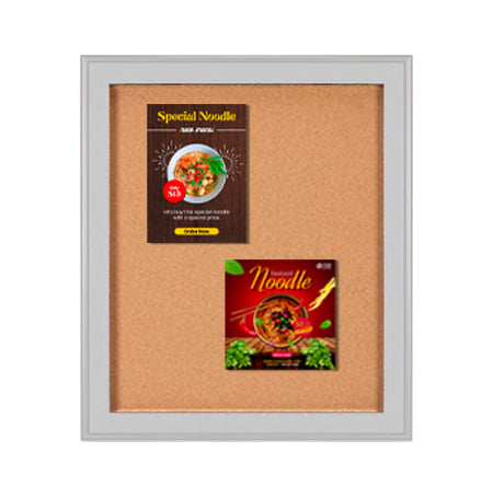 Designer Metal Framed Bulletin Board SwingFrame 25+ Sizes and Custom