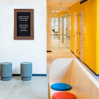 SwingFrame Designer Metal Framed Letter Board with LED Lighting and Six Standard Sizes + Custom Sizes