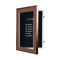 SwingFrame Designer Metal Framed Letter Board with LED Lighting and Six Standard Sizes + Custom Sizes