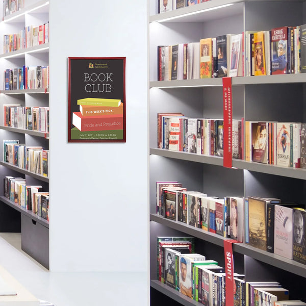 10x12 Wood Frame (353) Poster Display SwingFrames