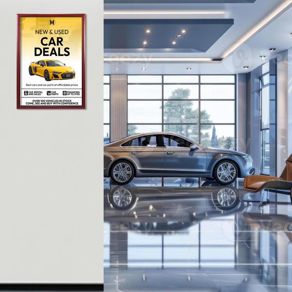 11x17 Wood Frame (353) Poster Display SwingFrames