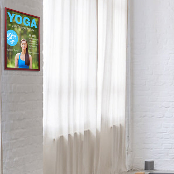 12x20 Wood Frame (353) Poster Display SwingFrames