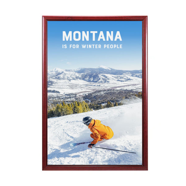 12x20 Wood Frame (353) Poster Display SwingFrames