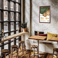 12x24 Wood Frame (353) Poster Display SwingFrames