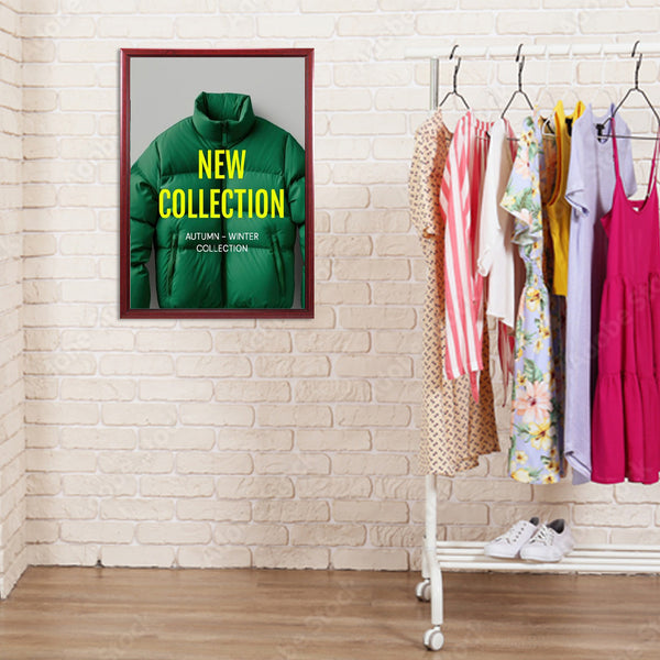 27x41 Wood Frame (353) Poster Display SwingFrames