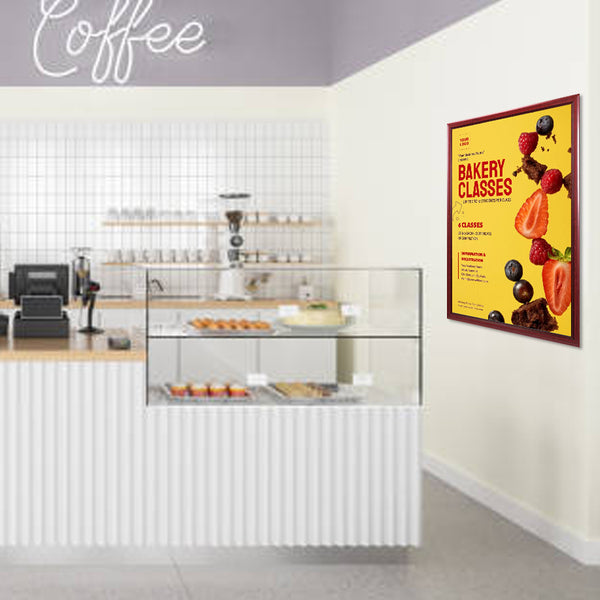 36x36 Wood Frame (353) Poster Display SwingFrames