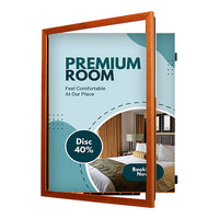 10x12 Wood Frame (361) Poster Display SwingFrames