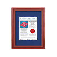 Designer Wood 22" x 28" Enclosed Bulletin Board SwingFrames