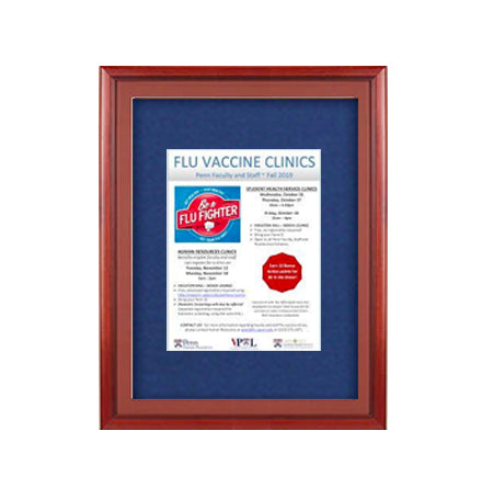 Designer Wood 22" x 28" Enclosed Bulletin Board SwingFrames