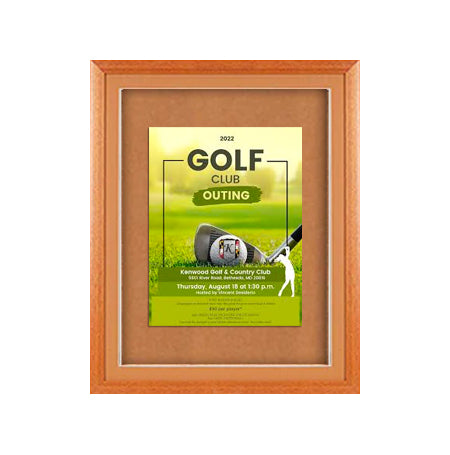 Designer Wood 24" x 24" Enclosed Bulletin Board SwingFrames