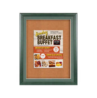 Designer Wood 30" x 30" Enclosed Bulletin Board SwingFrames