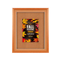Designer Wood 30" x 40" Enclosed Bulletin Board SwingFrames