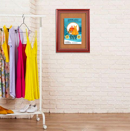 Designer Wood 36" x 48" Enclosed Bulletin Board SwingFrames