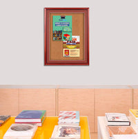 Extra Large Designer Wood Enclosed Bulletin Cork Board SwingFrames 48x48